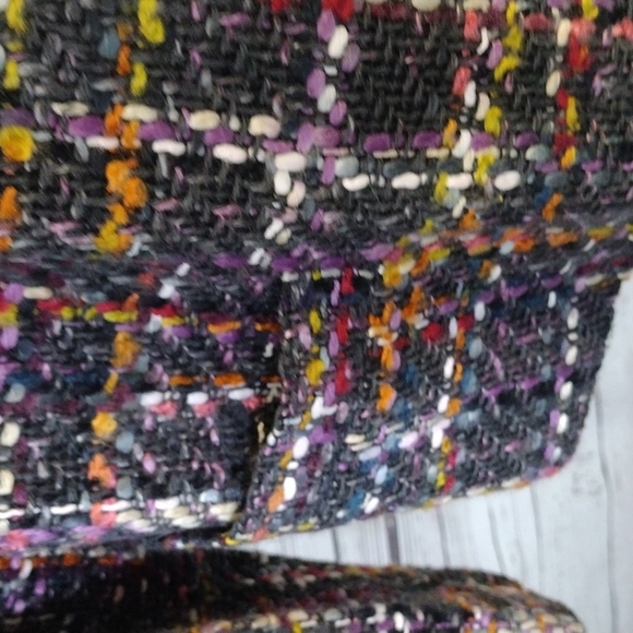 Dialogue Cropped Wool Blend Swing Style Jacket  sz 24 W - Picture 4 of 7